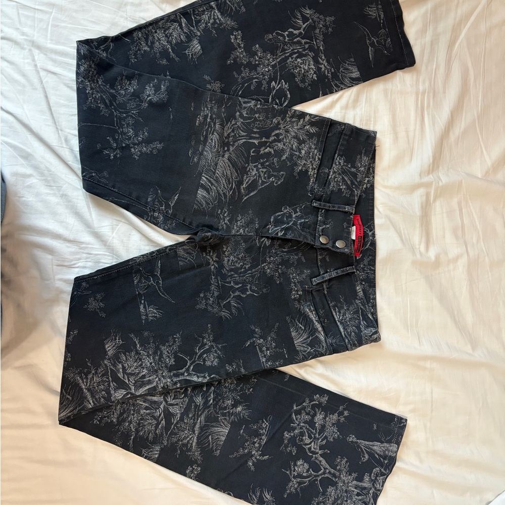 Necessary Objects Black Flare Wide Leg Jeans